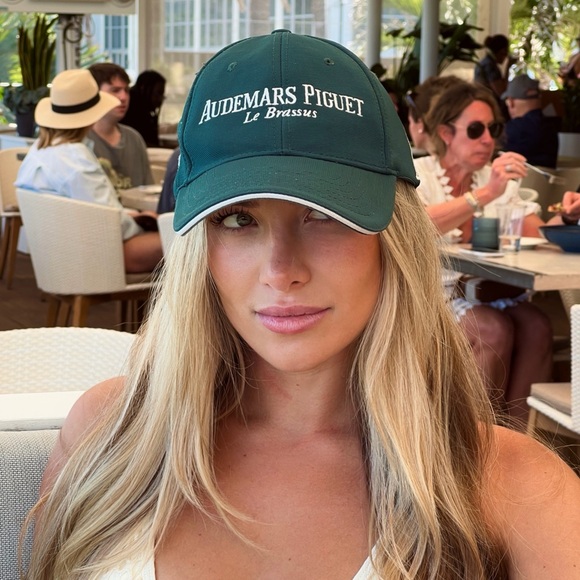 Audemars Piguet AP Baseball Cap Hat Green with Bag Le Brassus Royal Oak Patek - Picture 1 of 5